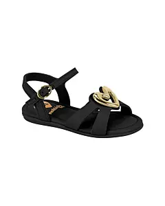 Sandalia Bebe Molekinha 2114287956 Preto 17/25