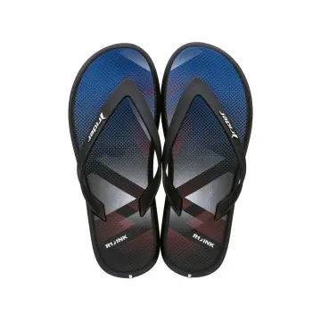 Chinelo Masculino Rider R1 Ink 10611 (R$16,90 X 12 PARES)(39/44)-PRETO/AZUL/BRANCO