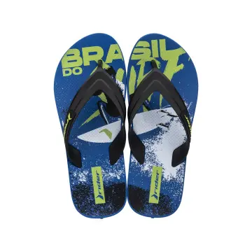 O Chinelo Infantil Rider 12011(R$15,90 X 12 PARES)(31/36)-AZUL/PRETO/VERDE