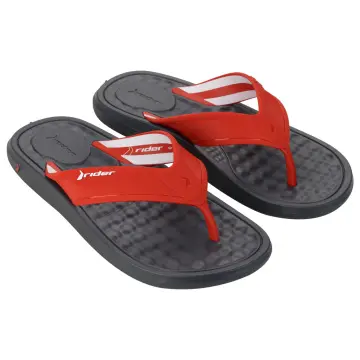 Chinelo Masculino Rider Step 12437 (R$30,20 X 12 PARES)(37/44)-CINZA/VERMELHO/BRANCO