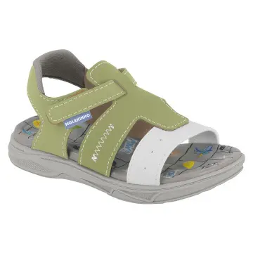 Sandália Papete Bebê Molekinho 2140.959.139(R$34,90 X 12 PARES)(19/26) VERDE OLIVIA