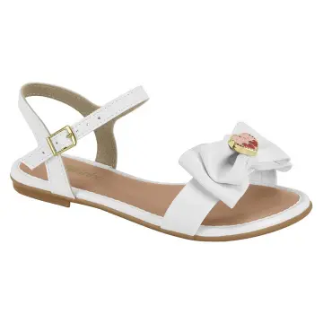 Sandália Rasteira Molekinha 2157.120(R$26,90 X 12 PARES)(25/34) BRANCO