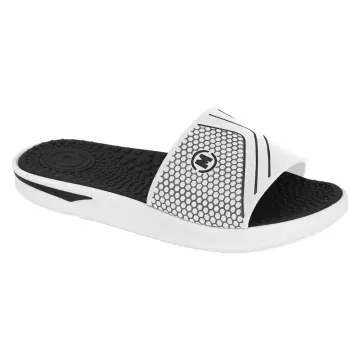 Chinelo Slide Infantil Molekinho 2421.118.293(R$32,90 X 12 PARES)(27/36)BRANCO/PRETO
