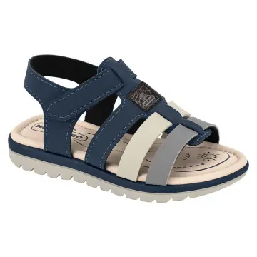 Sandália Papete Bebê Molekinho 2650.201.139(R$39,90 X 12 PARES)(19/26) MARINHO/BRANCO