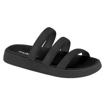Sandália Flatform Moleca 5469.146 (R$32,90 X 12 PARES)(34/39) PRETO/PRETO