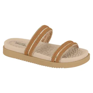 Tamanco Anabela Modare Ultraconforto 7178.118(R$39,90 X 12 PARES)(34/39) CAMEL DOURADO