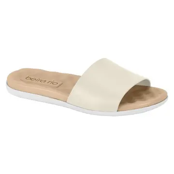 Tamanco Rasteira Slide Beira Rio 8360.303(R$26,90 X 12 PARES)(34/39) BRANCO