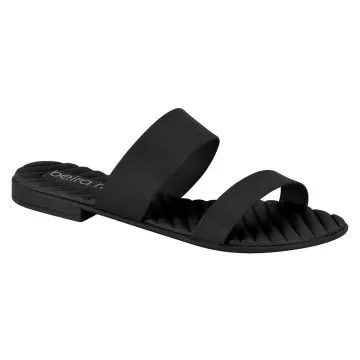 Tamanco Feminino Rasteiro Beira Rio 8519‑103 (R$20,90 X 12 PARES)(34/39)-preto