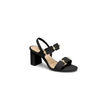 Sandália Feminina de Salto Bloco Dakota Y8762.0011(R$94,90 X 9 PARES)(34/39)-PRETO