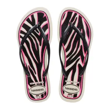 Havaianas Fem.  Slim Animals 4103352 - BEGE PALHA 34/39