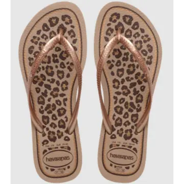 Havaianas Fem. Slim Animals 4103352 - ROSE/GOLD 33/40