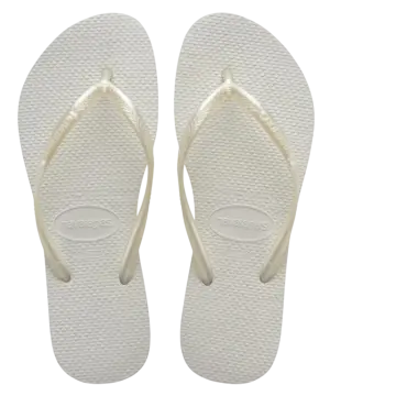 Chinelo Havaianas Slim 39/40 (R$25,90 12 X PARES) BRANCO