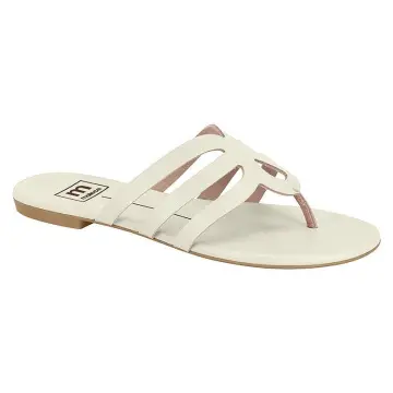 Tamanco Moleca Flat Conforto 5557.106.956(R$24,90 X 12 PARES)(34/39)BRANCO OFF