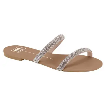 Tamanco Moleca Slide Básico 5557.100.264(R$31,90 X 12 PARES)(34/39)CRISTAL NUDE