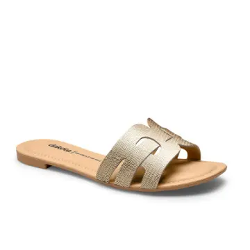 Rasteira Feminina Dakota Y9551(R$56,90 X 9 PARES)(34/39)-CHAMPAGNE