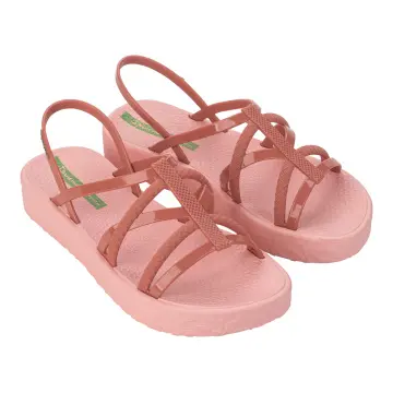 Sandália Ipanema Diversa Flatform 27238 (R$19,90 X 12 PARES)(34/39)-ROSA CLARO/ROSA/VERDE