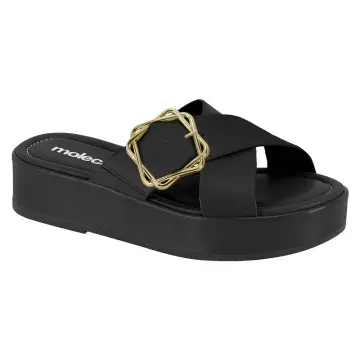 Sandália Moleca 5553.101 (R$56,90 X 12PARES)(34/39)-PRETO