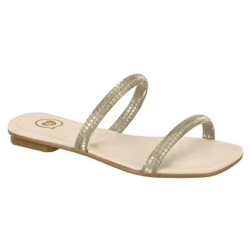 Rasteira Molekinha Soft Pop Colors 2354.108.277(R$26,90 X 12 PARES)(26/36)DOURADO/CREME