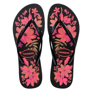 Havaianas Fem. Slim Organic 4132823 - PRETO/CINZA/OURO 33/40